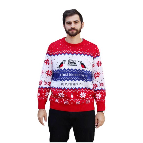 Please Do Hesitate To Contact Me Sweater - Picture 1 of 2
